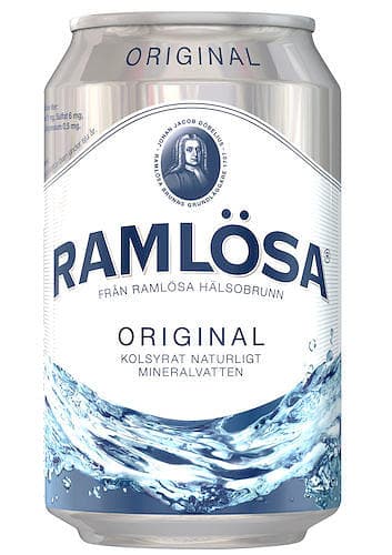 Ramlösa Original Naturell Burk 0,33l