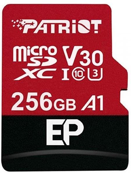 Patriot EP microSDXC Class 10 UHS-I U3 V30 A1 100/80MB/s 256GB