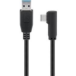 Goobay USB A - USB C (angled) 3.0 0,5m