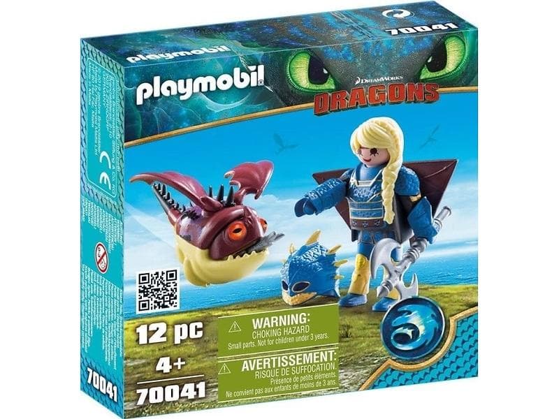 Playmobil Dragons 70041 Astrid med glufstroll