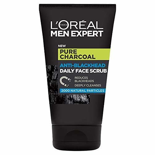 L'Oreal Men Expert Pure Charcoal Anti-Blackhead Daily Face Scrub 100ml