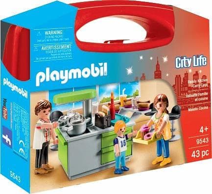 Playmobil City Life 9543 Carrying Case Large Kitchen