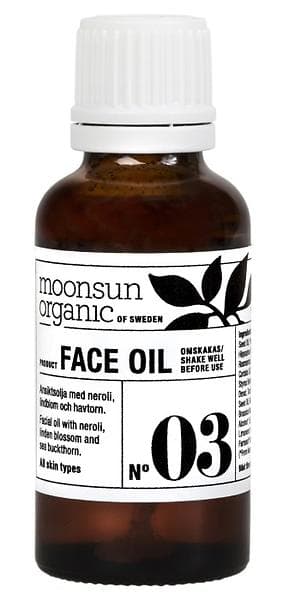 Moonsun Organic Face Oil 30ml