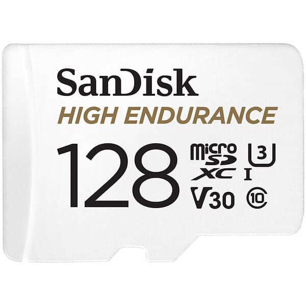 SanDisk High Endurance microSDXC Class 10 UHS-I U3 V30 128GB