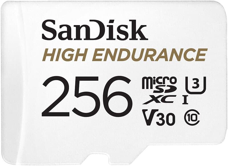 SanDisk High Endurance microSDXC Class 10 UHS-I U3 V30 256GB
