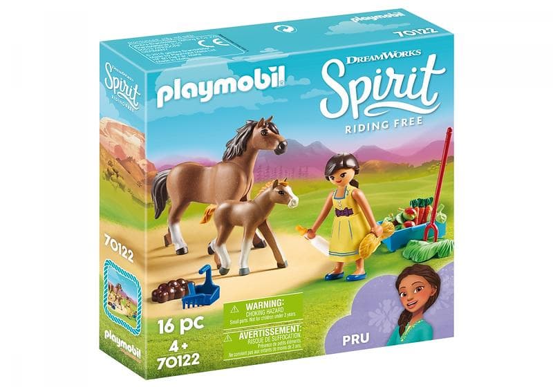 Playmobil Spirit 70122 Pru med häst och föl