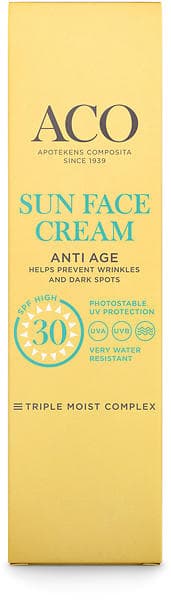 ACO Sun Anti Age Face Cream SPF30 40ml