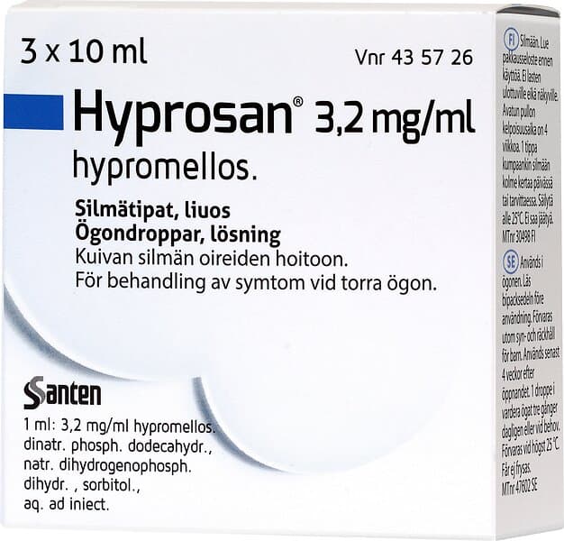 Hyprosan Eye Drops 3x10ml