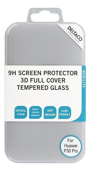 Deltaco 9H Screen Protector for Huawei P30 Pro