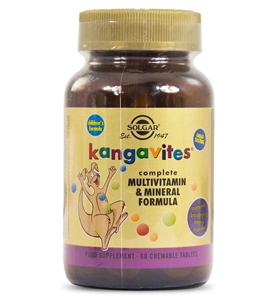 Solgar Kangavites Complete Chewable 60 Tabletter