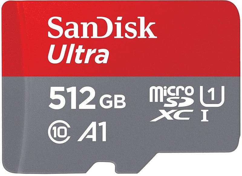SanDisk Ultra microSDXC Class 10 UHS-I U1 A1 100MB/s 512GB
