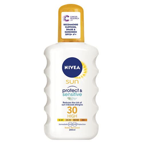 Nivea Sun Protect & Sensitive Spray SPF30 200ml