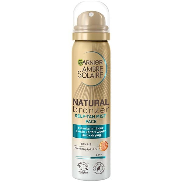 Garnier Ambre Solaire Natural Bronzer Self Tan Face Mist 75ml