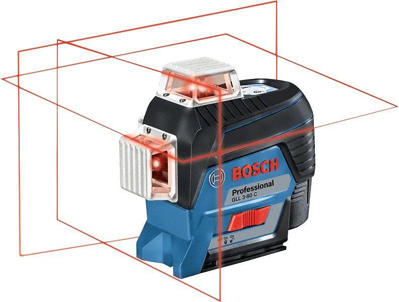 Bosch GLL 3-80 C + BM1 (Utan Batteri)
