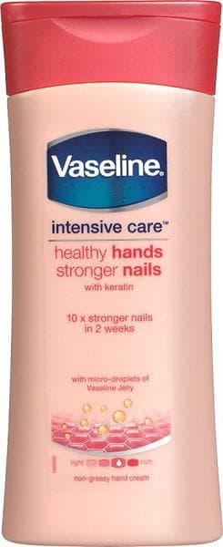 Vaseline Intensive Care Healthy Hands Stronger Nails Hand Cream 200ml