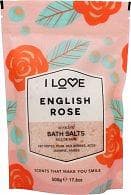 I Love... English Rose Bath Salts 500g