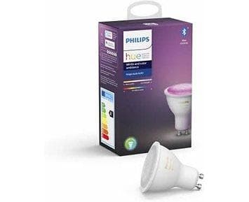 Philips Hue White And Color LED GU10 2000K-6500K +16 million colors 350lm 4,3W (Dimbar)