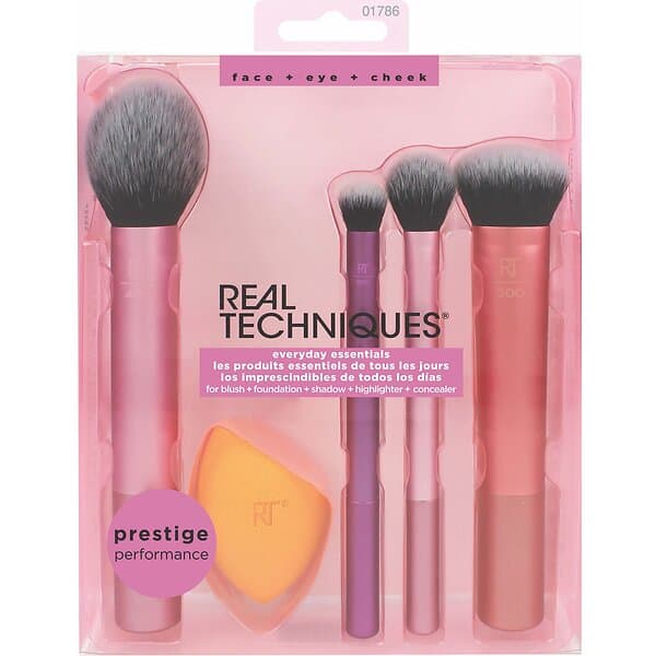 Real Techniques Everyday Essentials Brush Set 5pcs