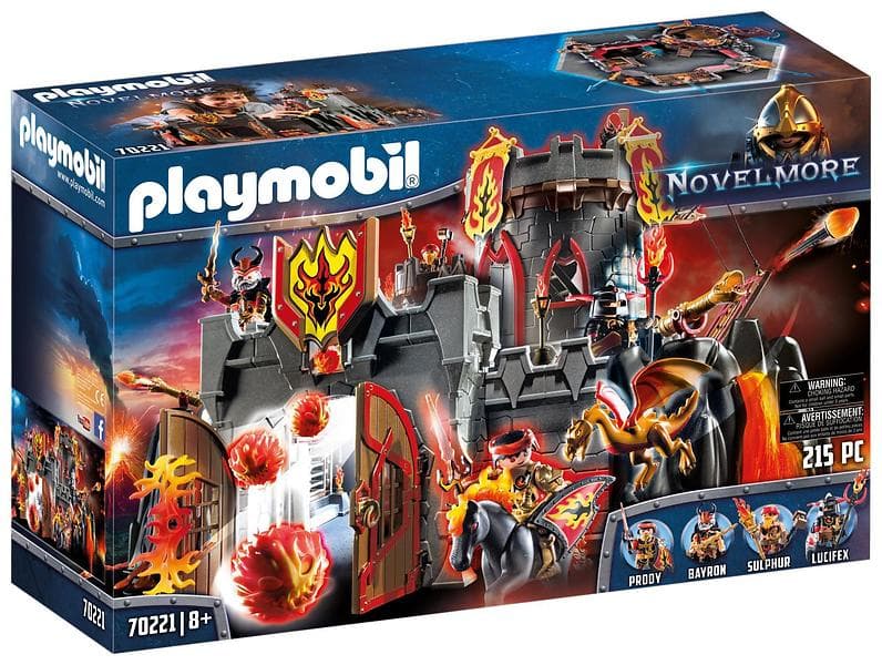 Playmobil Novelmore 70221 Fästningen Eldklippan