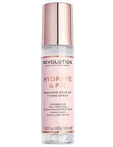 Revolution Hydrate & Fix Radiance Make Up Fixing Spray 100ml