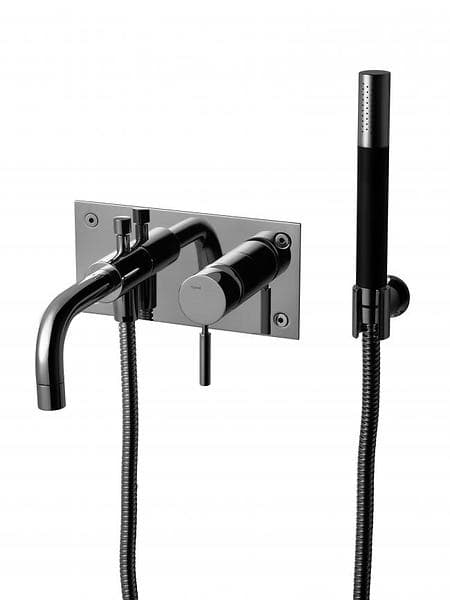 Tapwell Box Badkarsblandare BOX026 (Svart Krom)