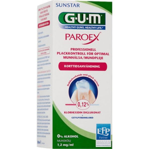 Sunstar GUM Paroex 0,12% Munskölj 300ml