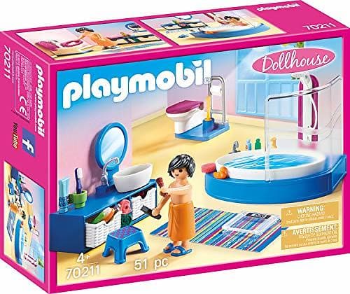 Playmobil Dollhouse 70211 Bathroom with Tub