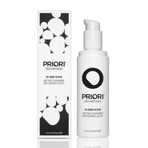 Priori Q+SOD fx210 Active Cleanser 180ml