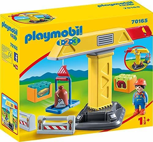 Playmobil 1.2.3 70165 Construction Crane