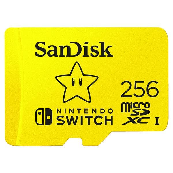SanDisk Nintendo Switch microSDXC Class 10 UHS-I U3 100/90MB/s 256GB
