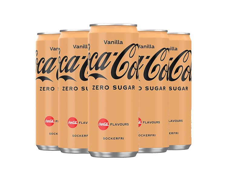 Coca-Cola Vanilla Zero Burk 0,33l 20-pack