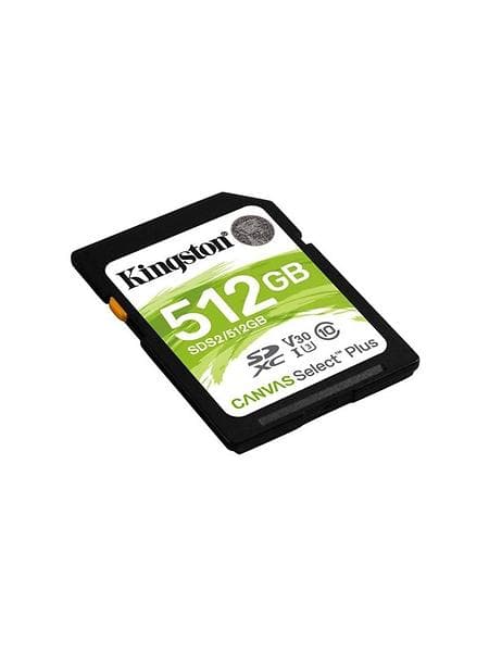 Kingston Canvas Select Plus SDXC Class 10 UHS-I U3 V30 100/85MB/s 512GB