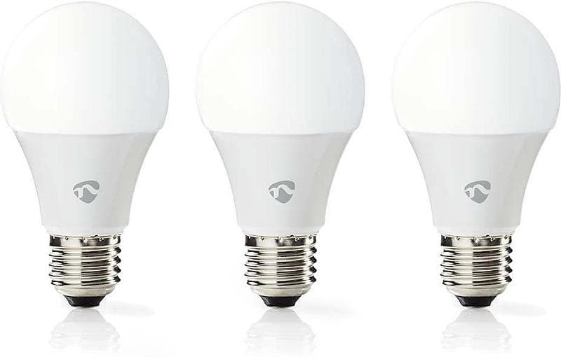 Nedis Smart LED A60 Warm to Cool White 800lm E27 9W 3-pack (Dimbar)