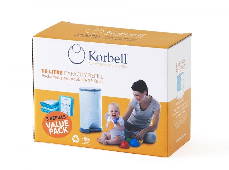 Korbell Standard Blöjhink Refill 3-pack