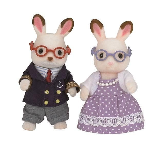 Sylvanian Families Chocolate Rabbit Grandparents