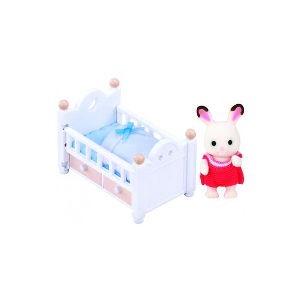 Sylvanian Families Chocolate Rabbit Baby Set