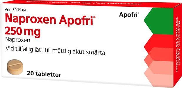 Naproxen Apofri 250mg 20 Tabletter