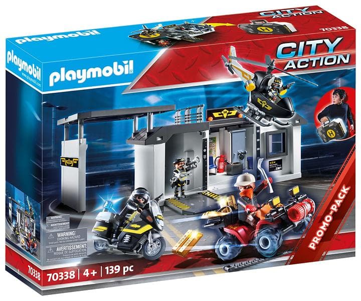 Playmobil City Action 70338 Take Along Tactical Unit Headquarters