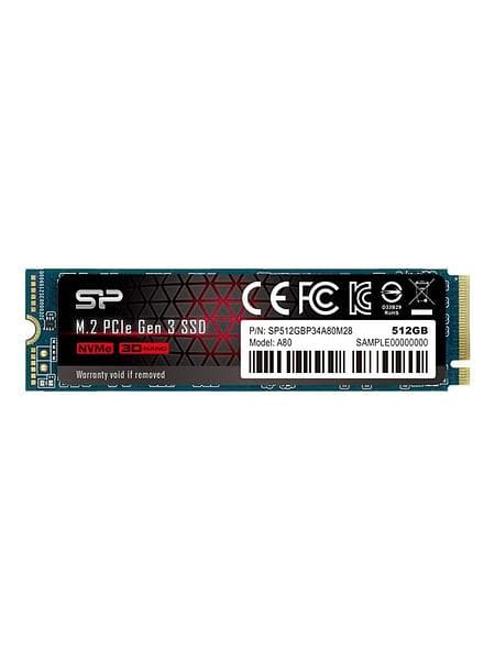 Silicon Power Gen3x4 P34A80 M.2 2280 SSD 512GB