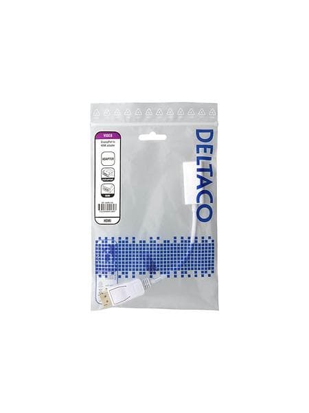 Deltaco DP-HDMI44 DisplayPort - HDMI M-F Adapter 0,2m