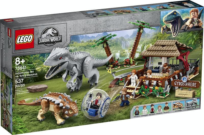 LEGO Jurassic World 75941 Indominus rex mot Ankylosaurus