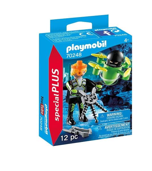 Playmobil Special Plus 70248 Agent med drönare