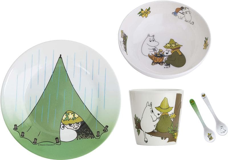 Rätt Start Mumin Camping Barnservis 5-delar Set