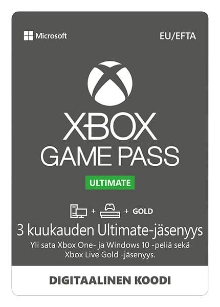 Microsoft Xbox Game Pass Ultimate - 3 Months Card