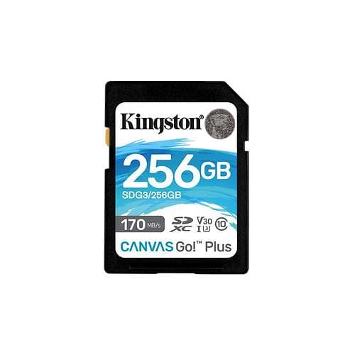 Kingston Canvas Go! Plus SDXC Class 10 UHS-I U3 V30 170/90MB/s 256GB