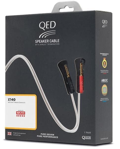 QED Reference XT40i 2Banana - 2Banana (par) 5m