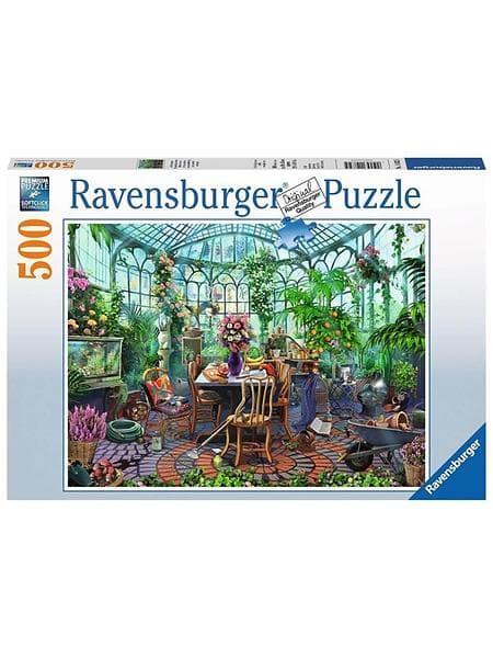 Ravensburger Pussel Greenhouse Mornings 500 Bitar