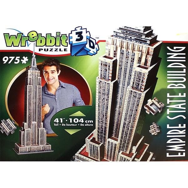 Wrebbit 3D-Pussel Empire State Building 975 Bitar