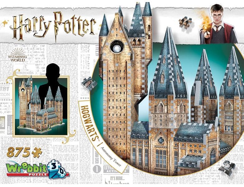 Wrebbit 3D-Pussel Harry Potter Hogwarts Astronomitårn 875 Bitar