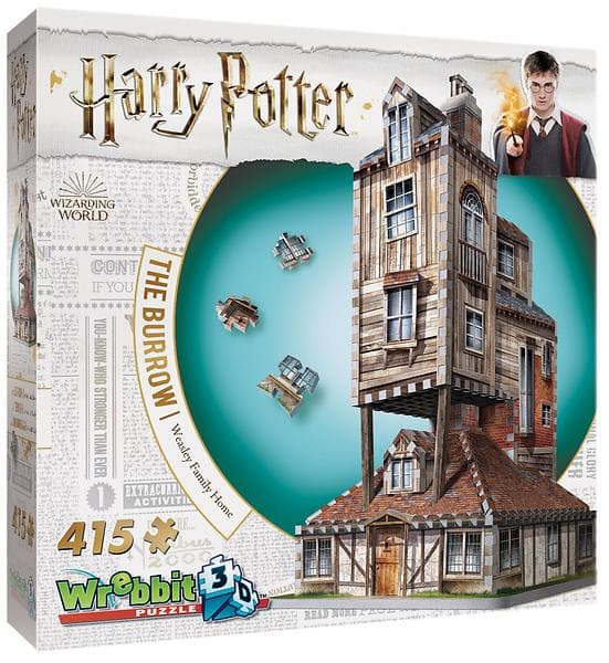 Wrebbit 3D-Pussel Harry Potter Kråkehuset 415 Bitar